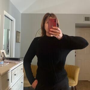 Helmut Lang Mock Turtleneck Sweater